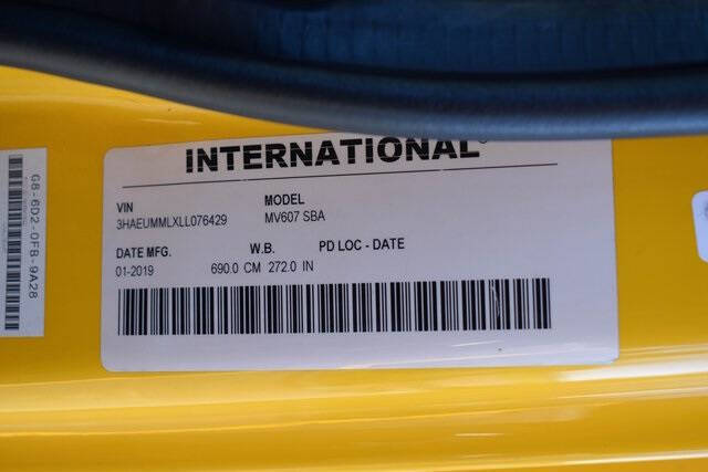 2020 International MV607
