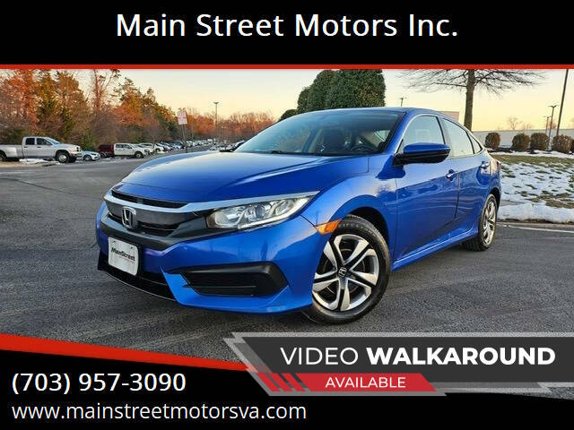 2017 Honda Civic for sale at Main Street Motors Inc. in Chantilly VA