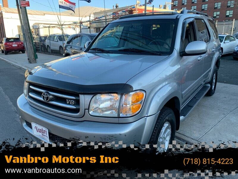 2002 Toyota Sequoia for sale at Vanbro Motors Inc in Staten Island NY