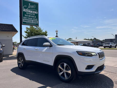 2020 Jeep Cherokee for sale at Jon's Auto in Marquette MI