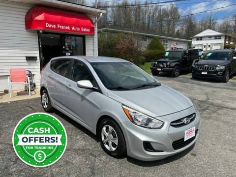2017 Hyundai Accent for sale at Dave Franek Automotive in Wantage NJ