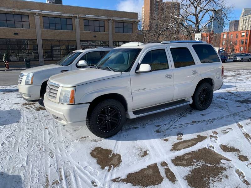 2002 Cadillac Escalade for sale at Alex Used Cars in Minneapolis MN