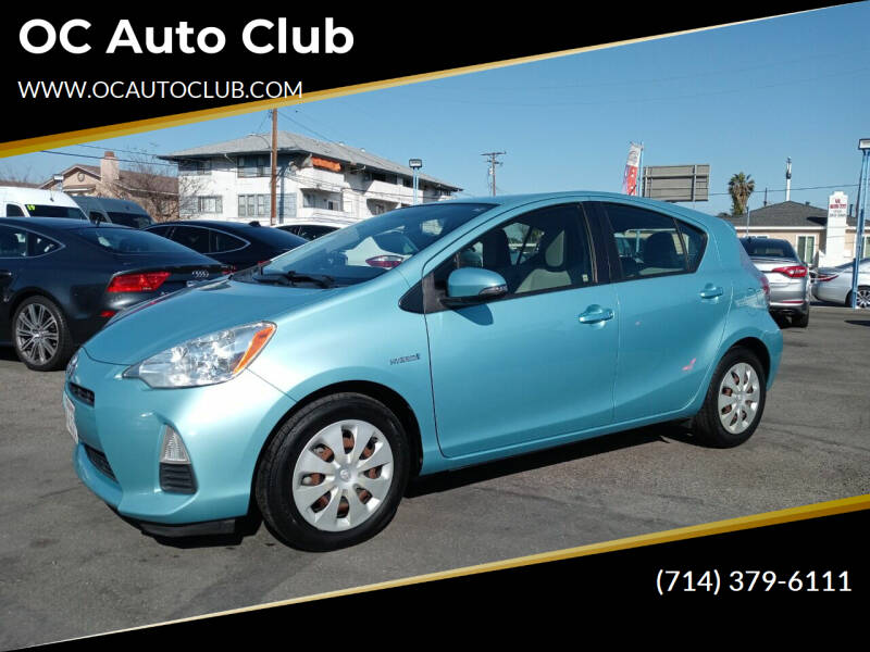 2013 Toyota Prius c for sale at OC Auto Club in Midway City CA