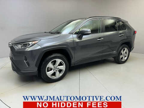2021 Toyota RAV4 Hybrid for sale at J & M Automotive in Naugatuck CT
