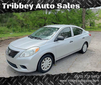 2014 Nissan Versa for sale at Tribbey Auto Sales in Stockbridge GA