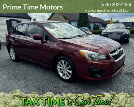 2013 Subaru Impreza for sale at Prime Time Motors in Marietta GA