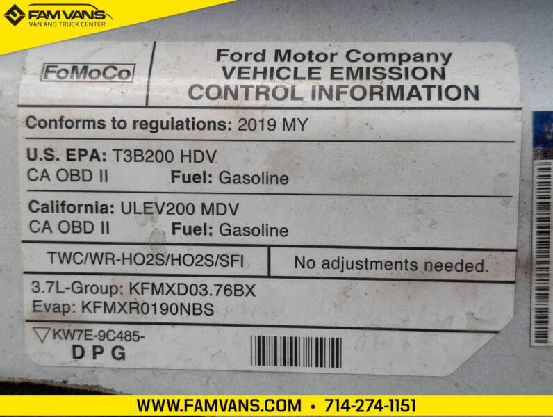 2019 Ford Transit 250