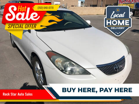2006 Toyota Camry Solara for sale at ROCK STAR TRUCK & AUTO LLC in Las Vegas NV