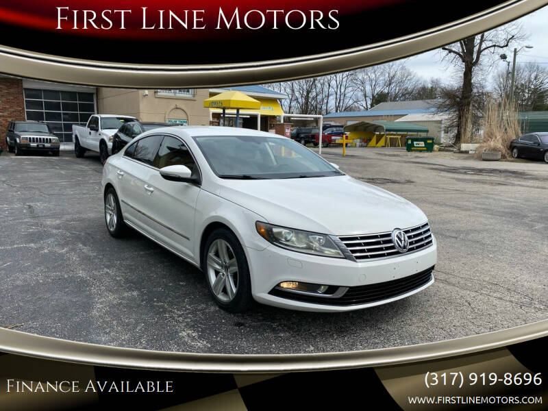 2013 Volkswagen CC for sale at First Line Motors in Jamestown IN