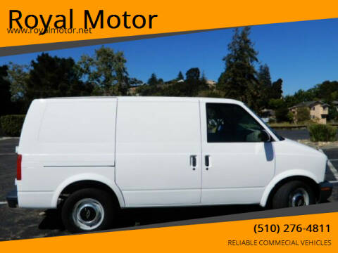1998 Chevrolet Astro Cargo for sale at Royal Motor in San Leandro CA