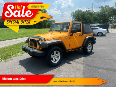 2012 Jeep Wrangler for sale at Ultimate Auto Sales in Crown Point IN