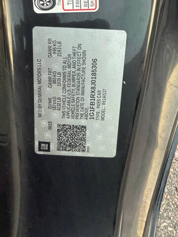 2018 Chevrolet Camaro LT