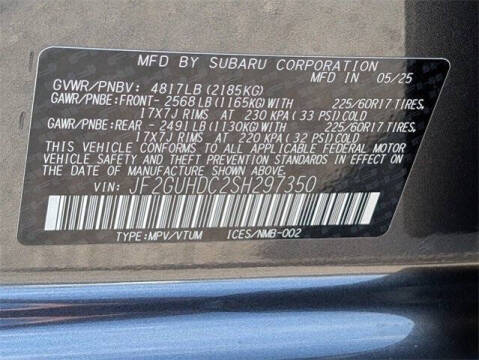 2025 Subaru Crosstrek Premium