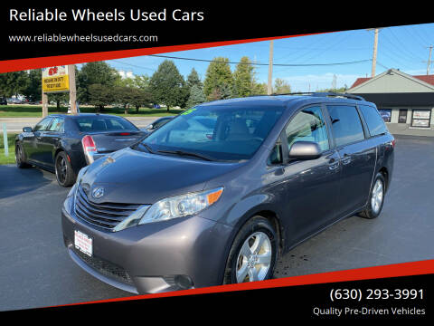 2015 Toyota Sienna for sale at Reliable Wheels Used Cars in West Chicago IL