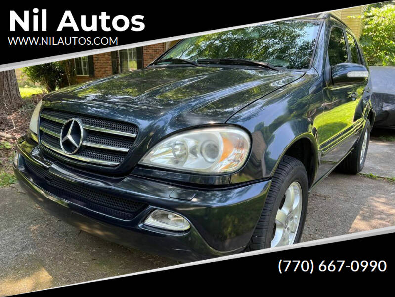 2002 Mercedes-Benz M-Class for sale at Nil Autos in Roswell GA