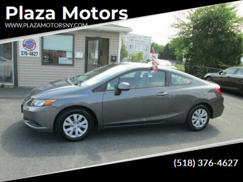 2012 Honda Civic for sale at Plaza Motors in Rensselaer NY