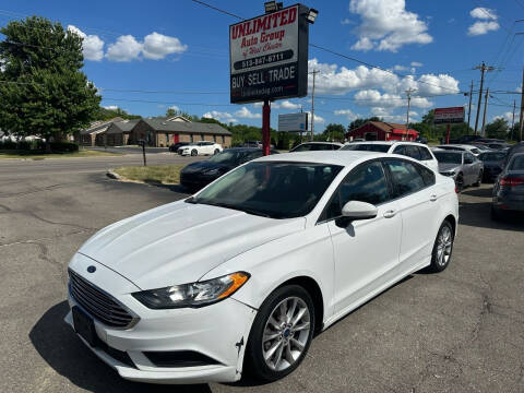 2017 Ford Fusion for sale at Unlimited Auto Group in West Chester OH