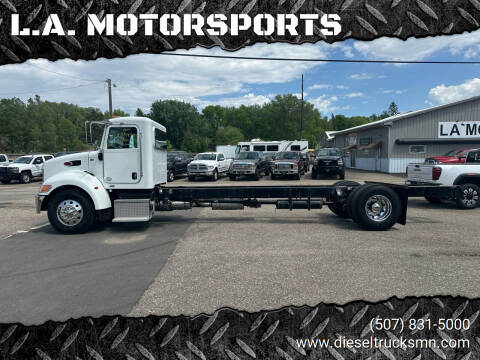 2016 Peterbilt 337 for sale at L.A. MOTORSPORTS in Windom MN