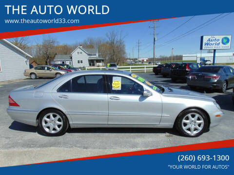 2004 Mercedes-Benz S-Class for sale at THE AUTO WORLD in Churubusco IN