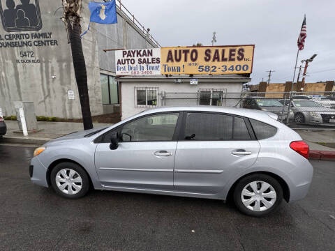 2014 Subaru Impreza for sale at Paykan Auto Sales Inc in San Diego CA