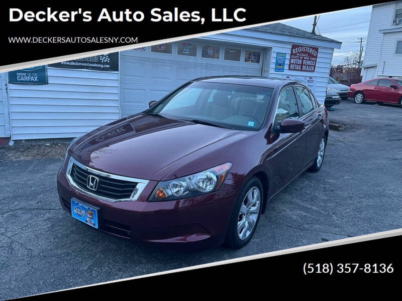 2009 Honda Accord for sale at Decker's Auto Sales, LLC in Schenectady NY