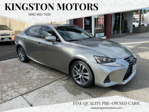 2019 Lexus IS 300 for sale at Kingston Motors in Woodland Hills CA
