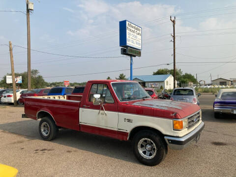 1991 Ford F-150 for sale at AFFORDABLY PRICED CARS LLC in Mountain Home ID