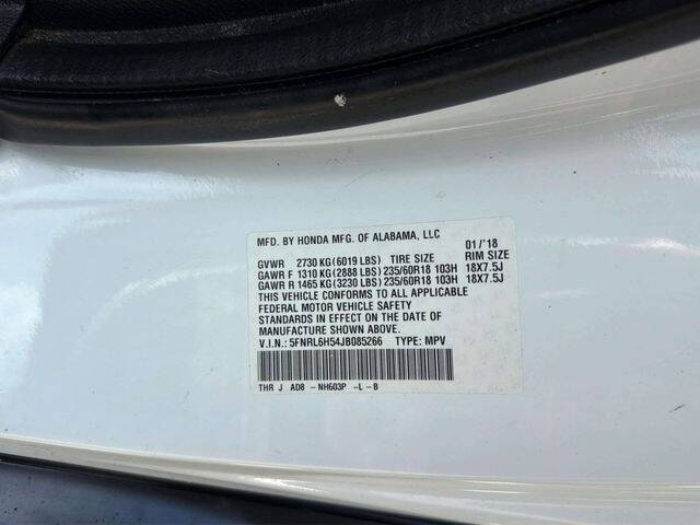 2018 Honda Odyssey EX