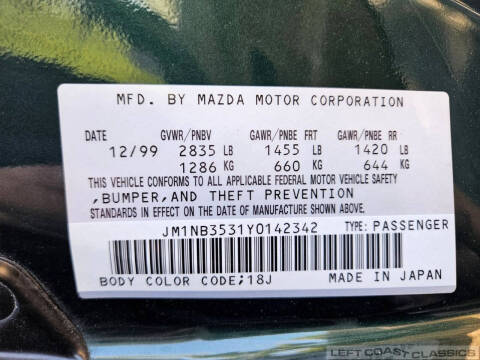 2000 Mazda MX-5 Miata LS