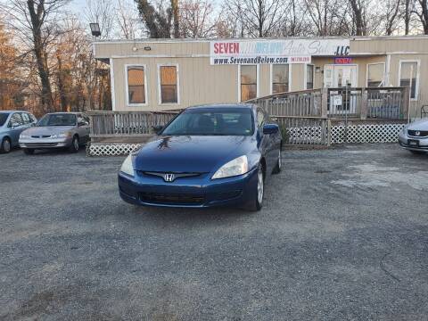 2003 Honda Accord for sale at Seven and Below Auto Sales, LLC in Rockville MD
