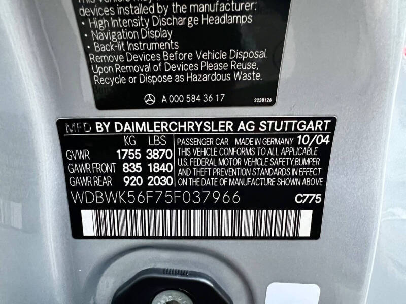 2005 Mercedes-Benz SLK SLK 350