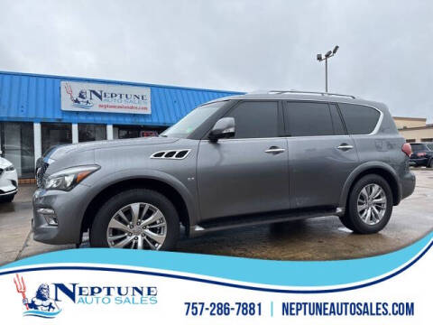 2017 Infiniti QX80 for sale at Neptune Auto Sales in Virginia Beach VA