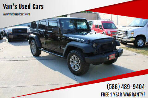 2013 Jeep Wrangler Unlimited for sale at Van's Used Cars in Saint Clair Shores MI