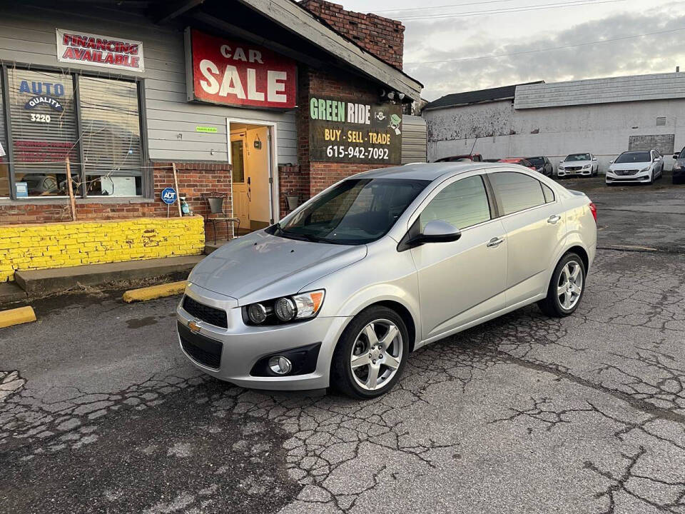 2015 Chevrolet Sonic for sale at Green Ride LLC in NASHVILLE, TN