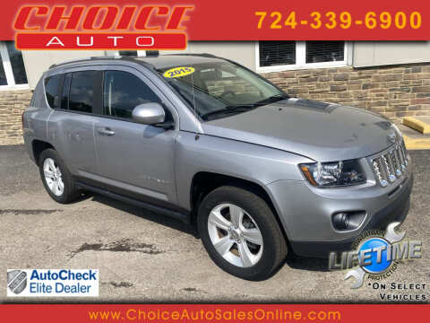 2015 Jeep Compass for sale at CHOICE AUTO SALES in Murrysville PA