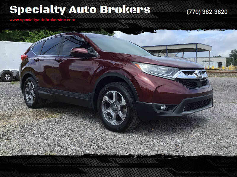 2017 Honda CR-V for sale at Specialty Auto Brokers in Cartersville GA