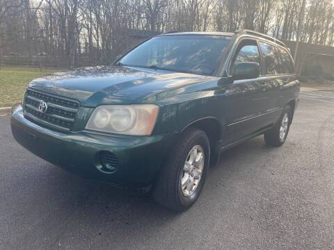2002 Toyota Highlander for sale at Bowie Motor Co in Bowie MD