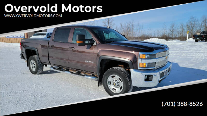 2016 Chevrolet Silverado 2500HD for sale at Overvold Motors in Detroit Lakes MN