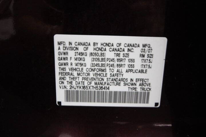 2007 Honda Ridgeline RTL