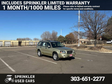 2003 Subaru Forester for sale at Sprinkler Used Cars in Longmont CO