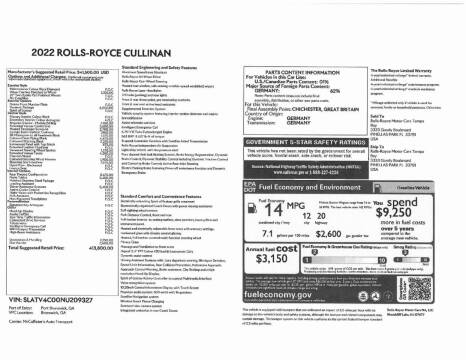 2022 Rolls-Royce Cullinan