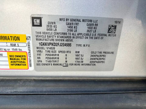 2015 GMC Acadia SLE-2