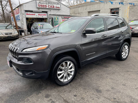 2014 Jeep Cherokee for sale at Riverside Wholesalers 2 in Paterson NJ