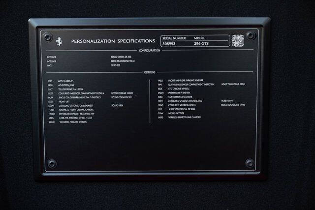 2024 Ferrari 296 GTS