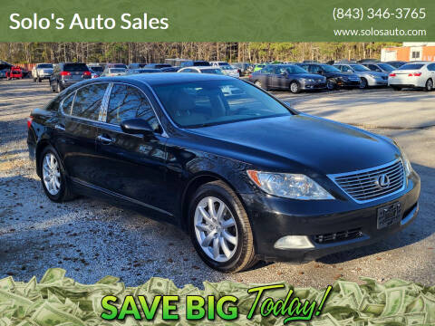 2008 Lexus LS 460 for sale at Solo's Auto Sales in Timmonsville SC
