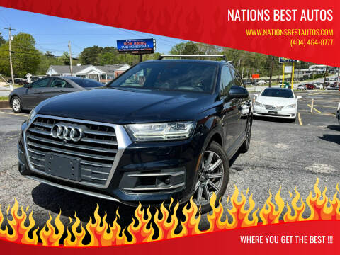 2017 Audi Q7 for sale at Nations Best Autos in Decatur GA