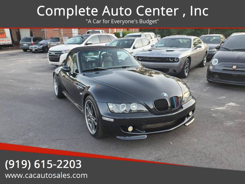 2000 BMW Z3 for sale at Complete Auto Center , Inc in Raleigh NC
