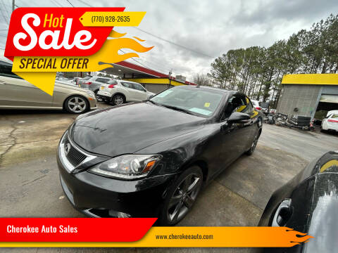 2012 Lexus IS 250C for sale at Cherokee Auto Sales in Acworth GA