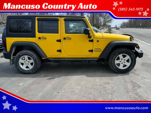 2011 Jeep Wrangler Unlimited for sale at Mancuso Country Auto in Batavia NY