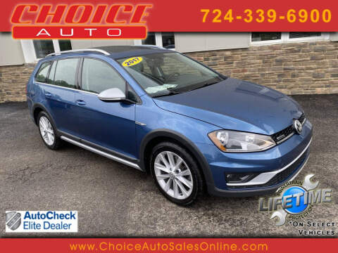 2017 Volkswagen Golf Alltrack for sale at CHOICE AUTO SALES in Murrysville PA